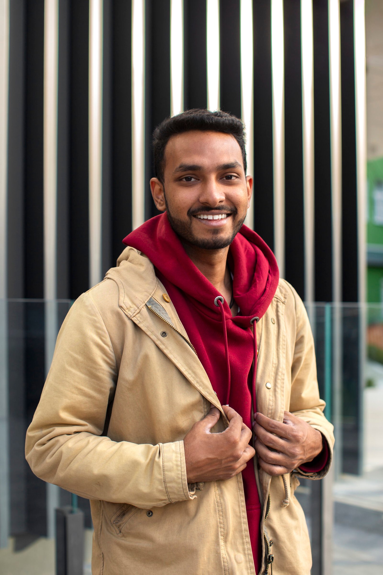 medium shot smiley man posing